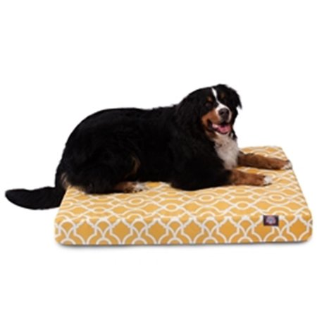 MAJESTIC PET Citrus Athens Large Orthopedic Memory Foam Rectangle Dog Bed 78899551655